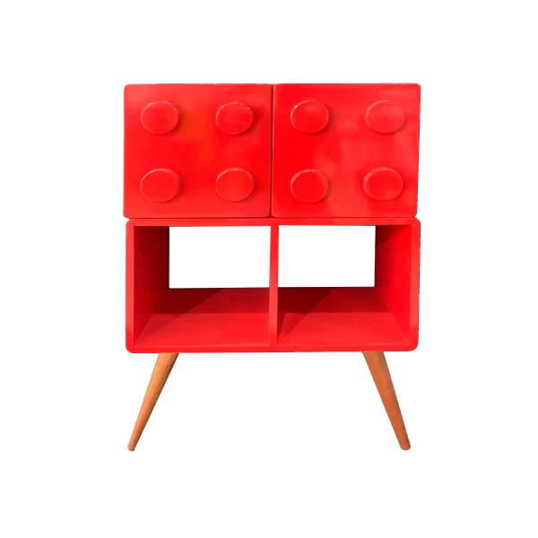 Cômoda - Lego Vermelha